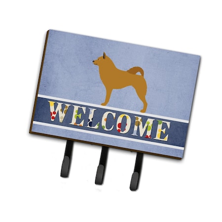 Carolines Treasures Finnish Spitz Welcome Leash or Key Holder BB8343TH68